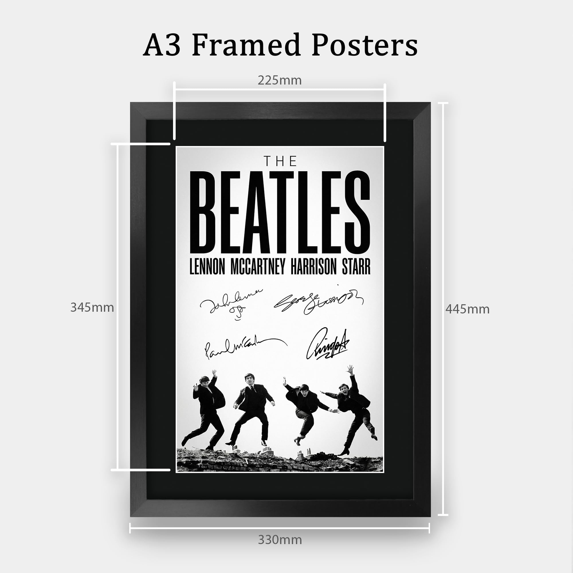 Amazon.co.jp: HWC Trading The Beatles Music Gifts サイン入りサイン