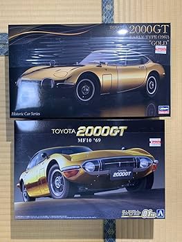 Amazon | 124スケール トヨタ2000GT ゴールドメッキ 2点セット