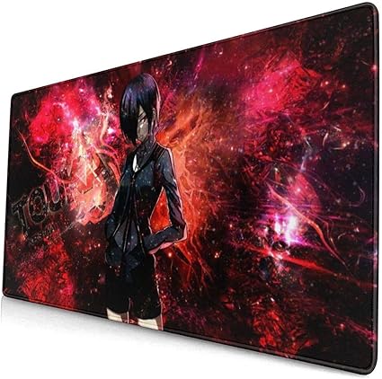 Amazon Co Jp 東京喰種トーキョーグールかぐね霧嶋董香アニメゲーミングマウスパッドマウスパッドキーボードマウスパッド滑り止めネイチャーラバー パソコン 周辺機器