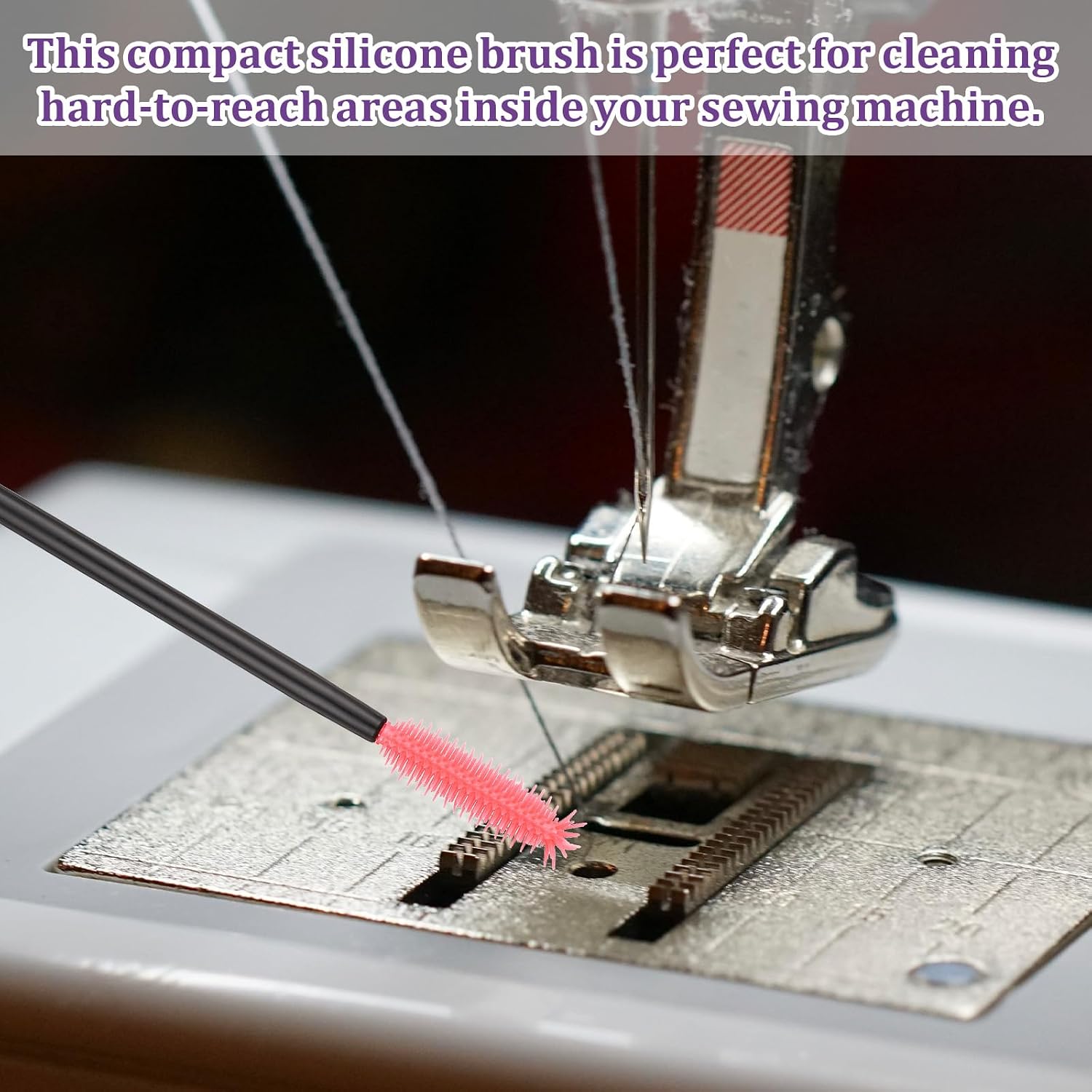 12 PCS Sewing Machine Cleaning Brushes Crevice Brush Nook and Cranny Sewing Machine Cleaning Tools Kit 4 Styles for Sewings Machines Internal and Spool Area
