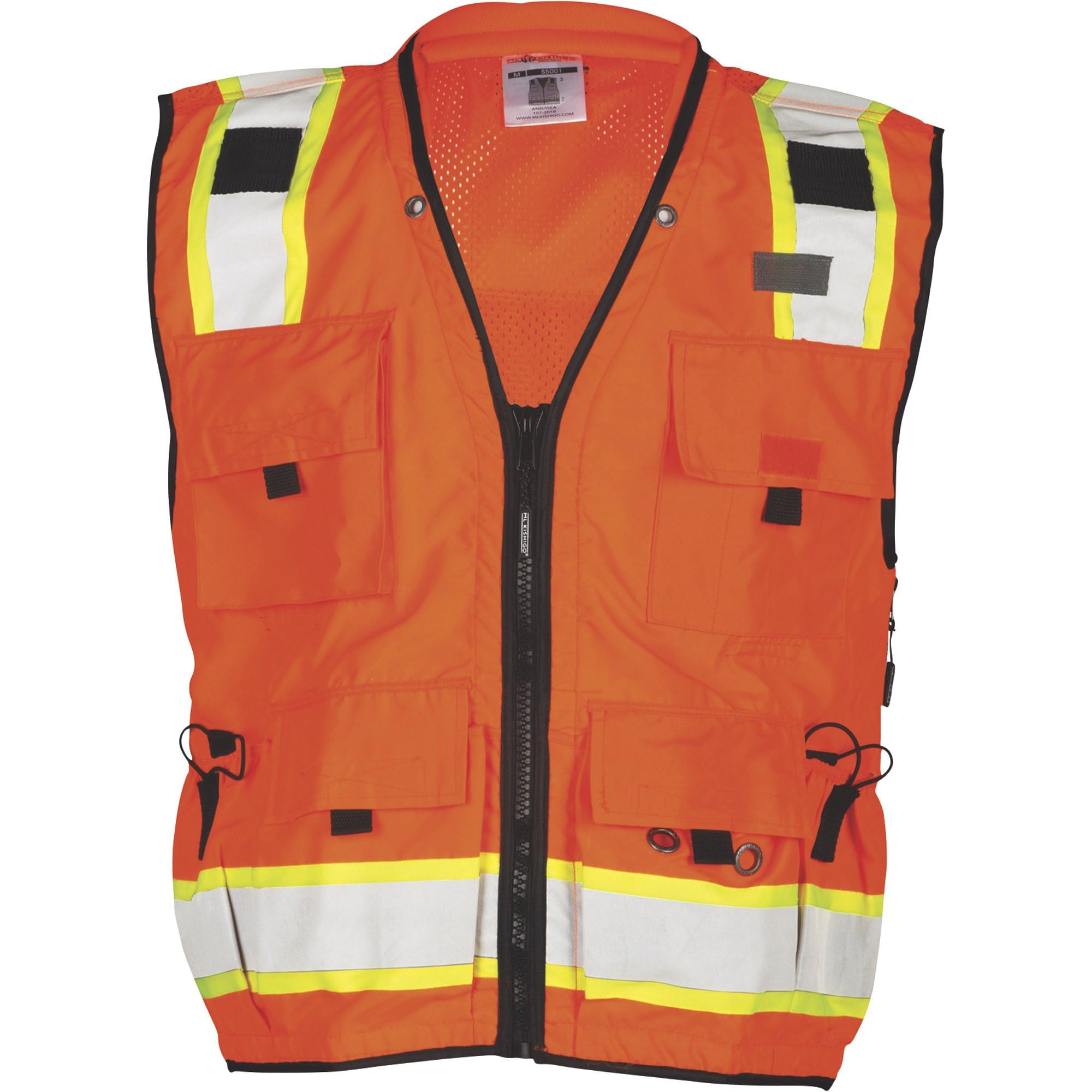 ML Kishigo Professional Surveyors Vest S Orange