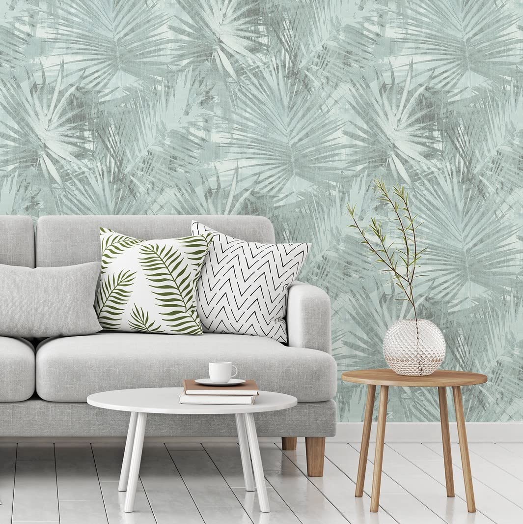 Livingwalls Vliestapete Hygge Tapete im Palmenprint in Dschungel  