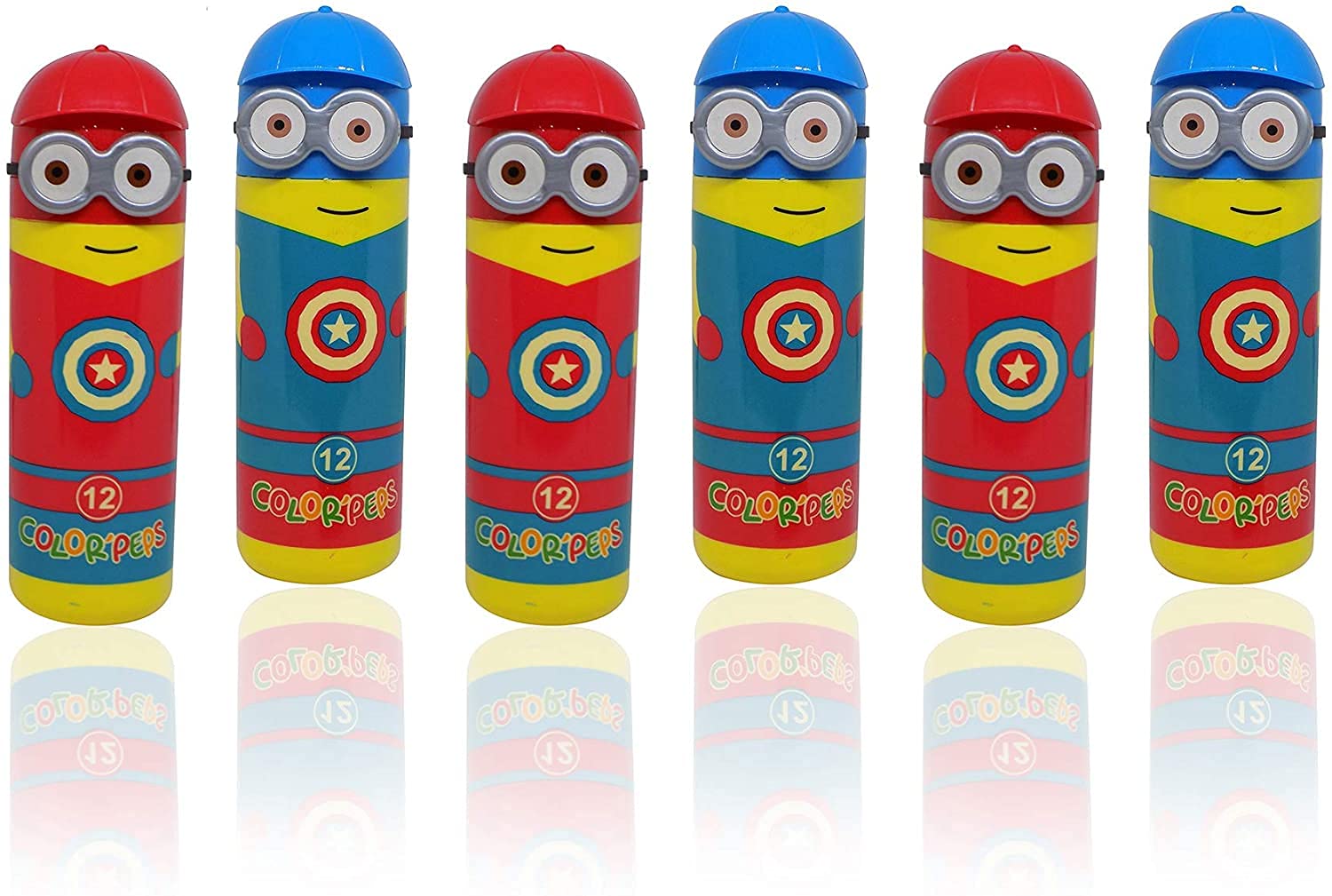 Spocco® Pack of 6 | Cartoon Shape Pencil Box Having Sketch Pen Stationary Kit For Kids, Sketch 12 pens, (6 box) (B094RCFFFB) Amazon Price History, Amazon Price Tracker