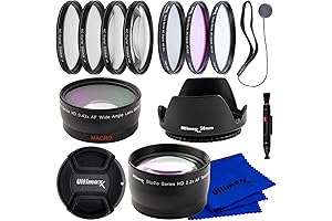 Ultimaxx 58MM Complete Lens Filter Accessory Kit with 58MM 2.2X Telephoto and...