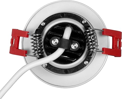 Miniatura 6 de NICOR Iluminación LED cardán empotrado de 2 pulgadas en blanco, 5000 K (DGD211205KRDWH)