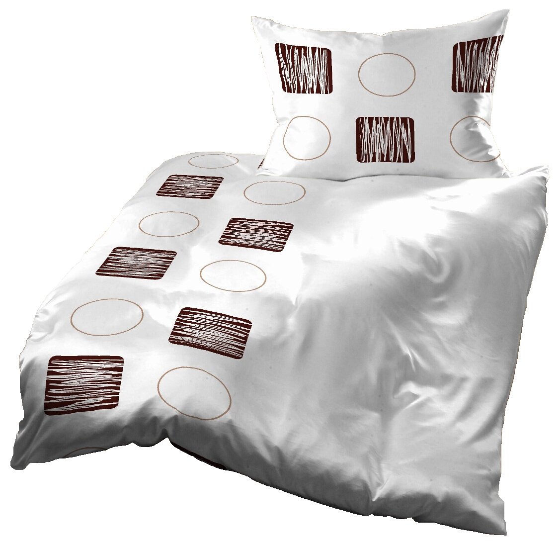 Parure de lit 4 pièces microfibre à carreaux pour chambre parentale cosie