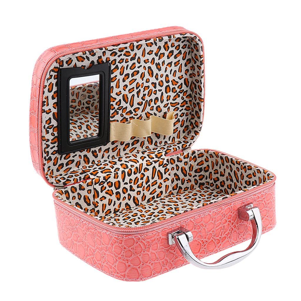 Reise-Kosmetiktasche, Make-up-Koffer, Kulturbeutel, Organizer, Aufbewahrungstasche, Schwarz, 3er-Set (Rosa), Siehe Produktbeschreibung, Als Beschreibung