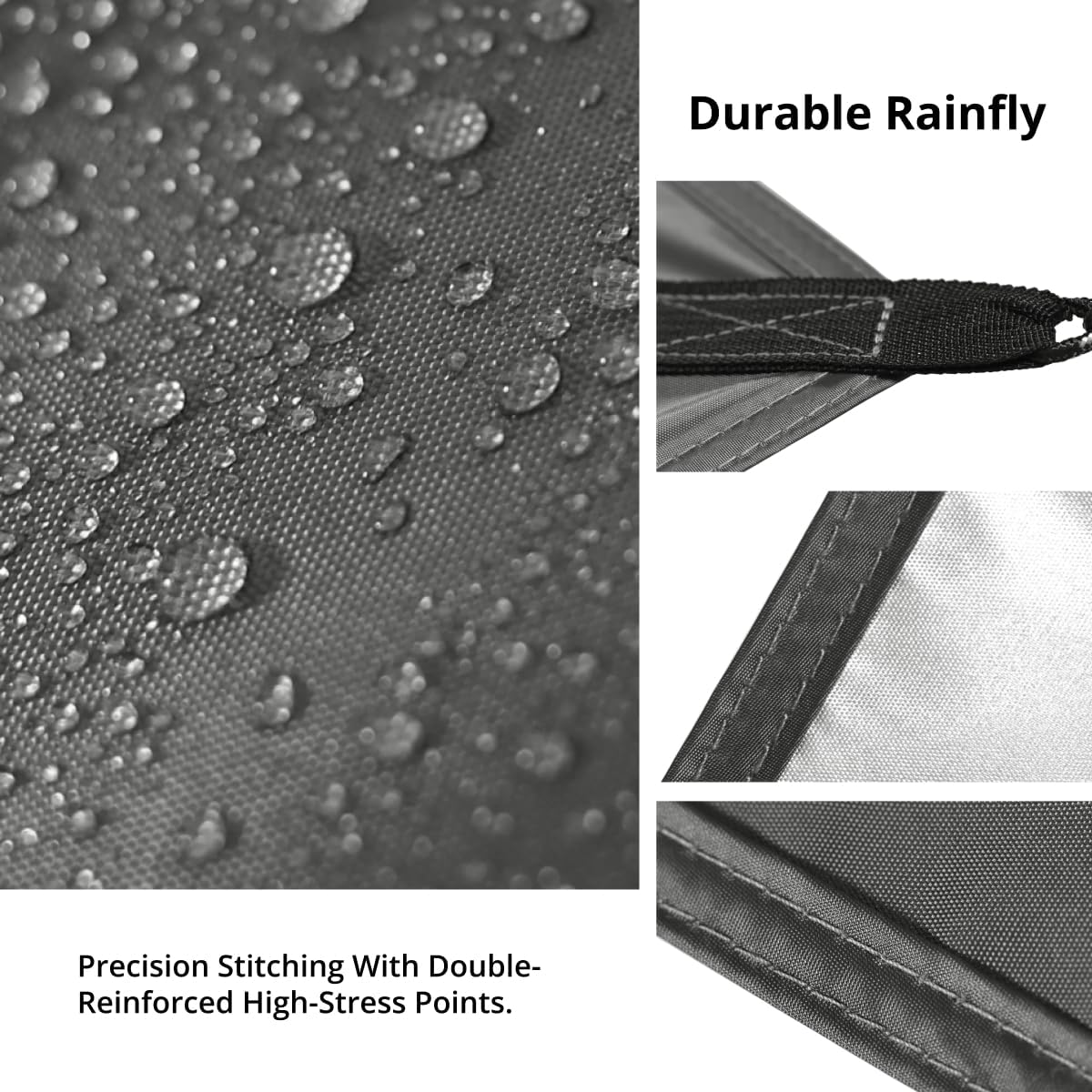CAMEL CROWN Camping Tarp,3000mm Waterproof & UPF 50+ Sun Protection Rain Fly Tarp - Lightweight Portable Camping Shelter with Stakes, Guy Lines & Carry Bag, for Hiking Backpacking Beach Picnic Shade