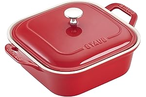 STAUB Ceramics Square Covered Baking Dish