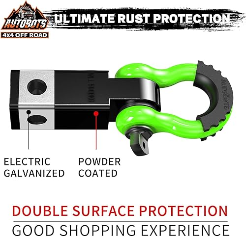 Miniatura 44 de AUTOBOTS - Receptor de enganche de remolque de 2 pulgadas, 35.000 libras de resistencia a la rotura, receptor de alta resistencia con tornillo