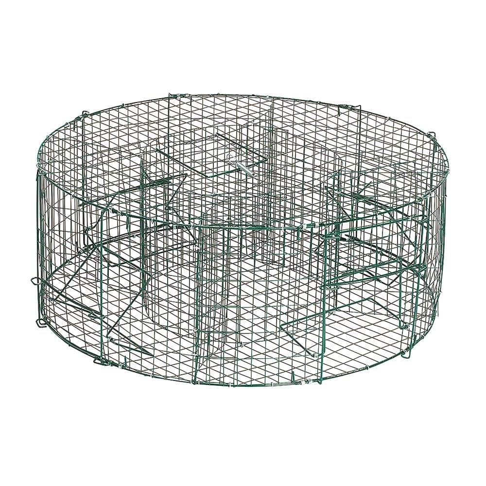 Runder Elsterkaefig, Lebendfalle, 5 Eingaenge, 80x32cm aus Draht