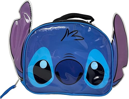 Fast Forward Bolsa de almuerzo rectangular con cara 3D Stitch