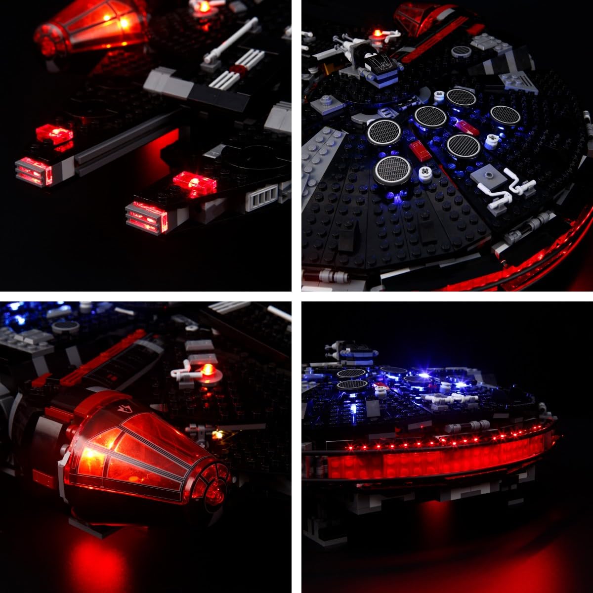 LIGHTAILING Licht-Set Für Lego-75389 Dunkler Millennium-Falke - Led-Beleuchtungsset Kompatibel Mit Lego Bausteinen Modell - Modell Set Nicht Enthalten