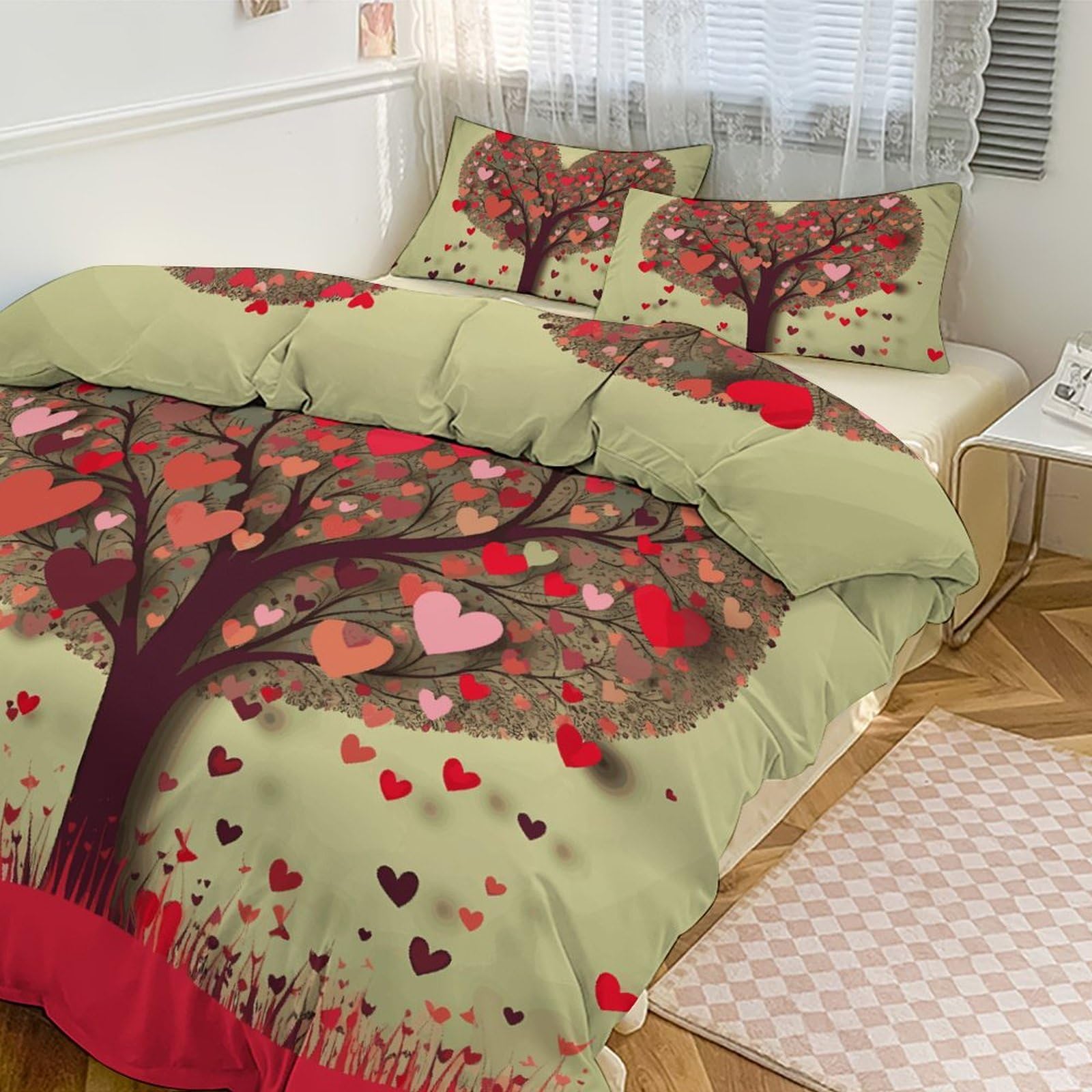 Parure de lit épaisse 3 pièces grand lit pour un sommeil thermique optimal