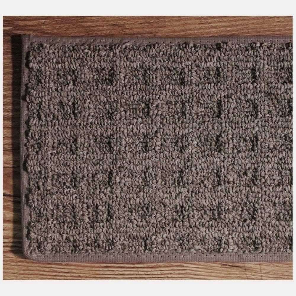 Weavers Knot - Quadrille 9"x27" Dog Assist Stair Treads - 35 Oz. Textured Loop - Sets of 12-15 Treads Available (12 Stair Tread/Set, Weavers Knot)