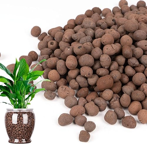 GASPRO LECA - Guijarros de arcilla expandida de 10 libras para plantas, hidroponía, acuaponía, bolas de leca 100% naturales para el desarrollo de GASPRO LECA - Guijarros de arcilla expandida de 10 libras para plantas, hidroponía, acuaponía, bolas de leca 100% naturales para el desarrollo de