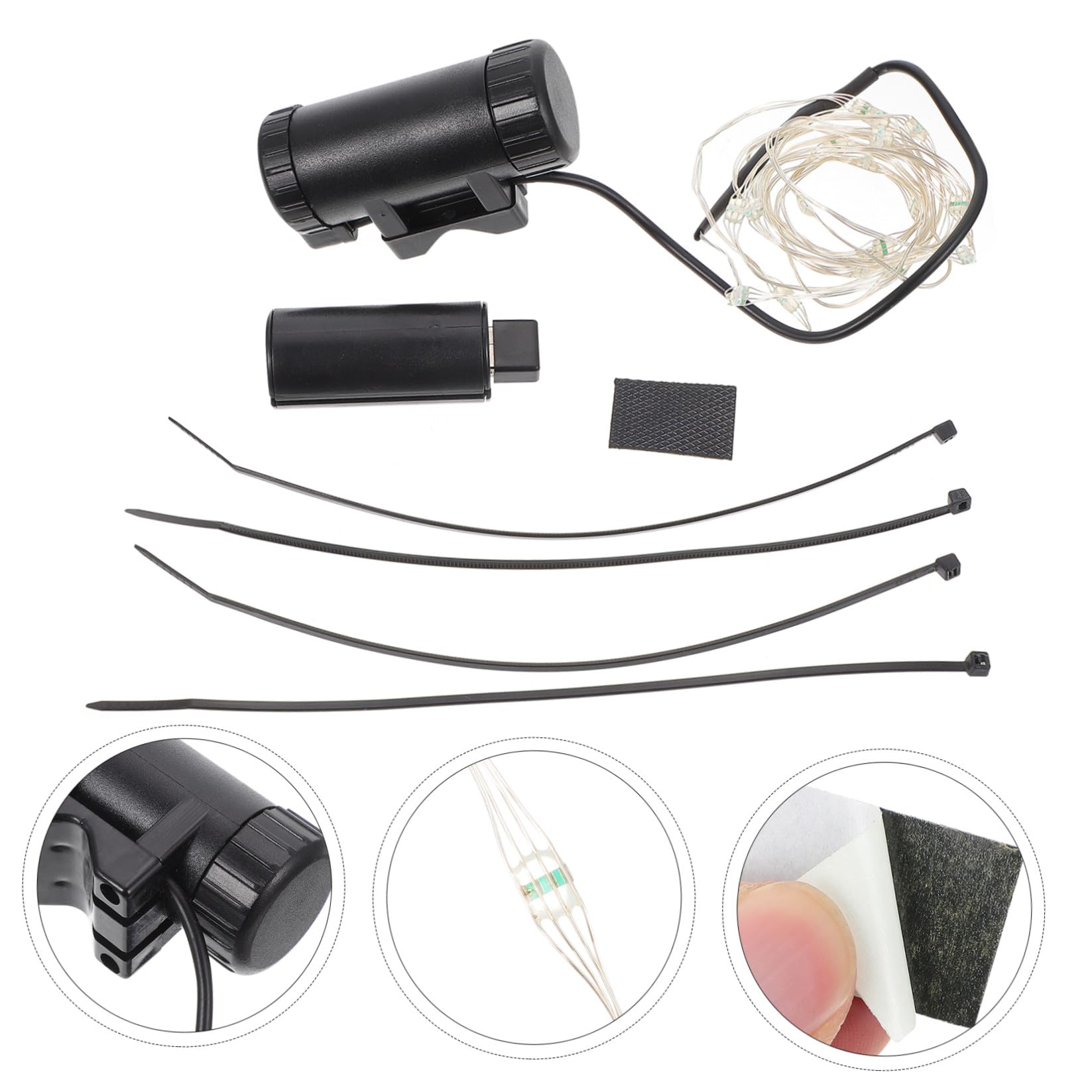 2ensembles Lumière De Roue LED Rechargeable pour Vélo Accessoire De Sécurité Étanche avec Design Pratique pour Cyclistes