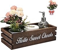 Vista 10 de Hello Sweet Cheeks Caja de decoración de baño, caja de decoración de baño VOOWO Nice Butt, divertido soporte de papel higiénico, caja de papel