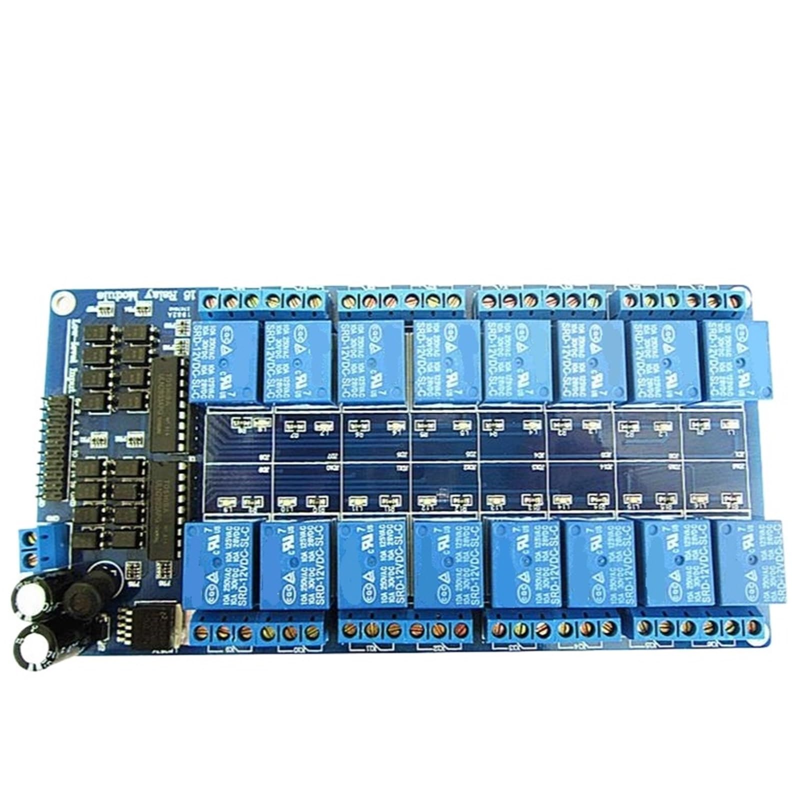 1 pz. Modulo di schermatura relè 5V a 16 canali con alimentatore optoaccoppiatore LM2576