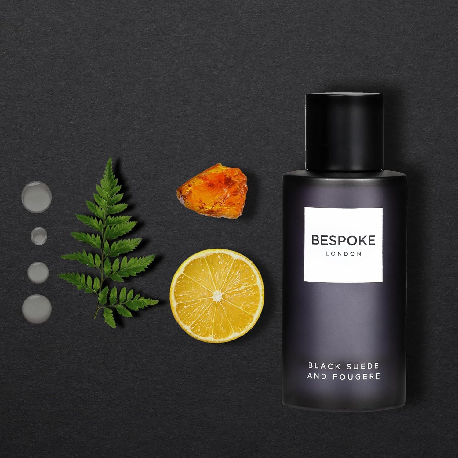 BESPOKE LONDON Coffret de Parfum Premium pour Homme, Daim noir, herbes sauvages, épices douces, Coffret mini parfum de voyage (3 x 50ml)