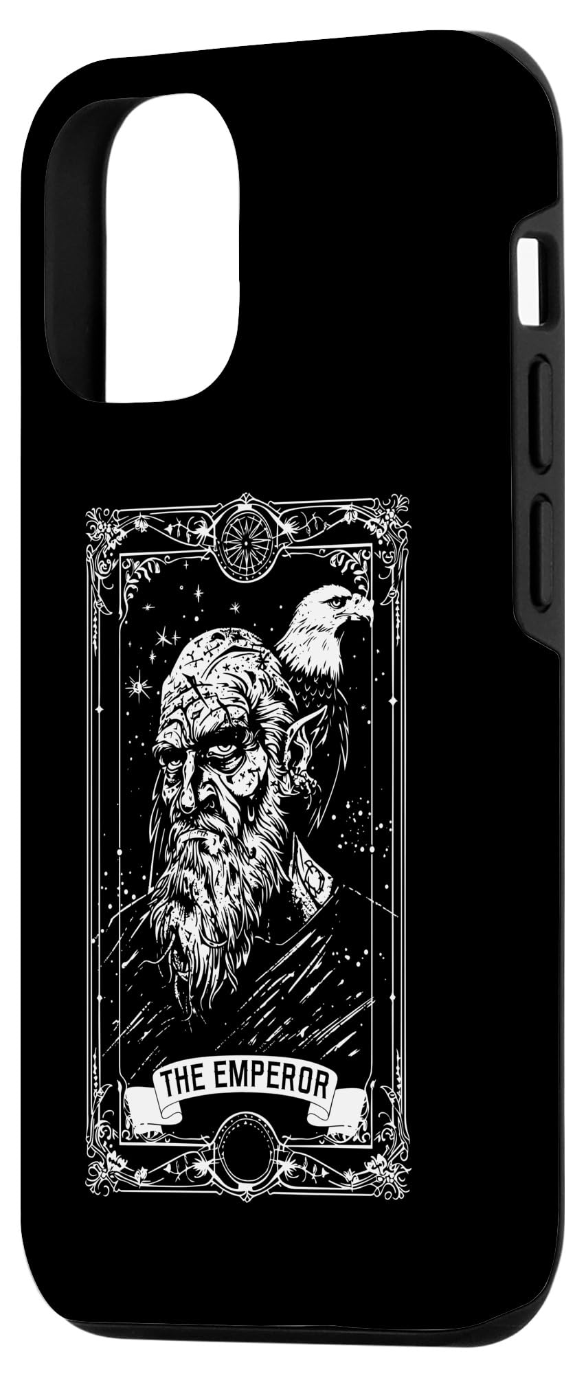 iPhone 15 Pro The Emperor Mystical Orc Tarot Card Wicca Major Arcana Case - Image 2