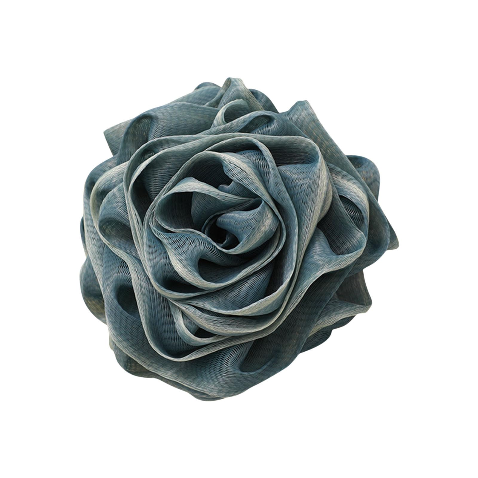 Body Wash Sponge Rose Shaped Shower Loofah Sponge 4.72inch 50g Body Shower Puff Fine Mesh Pouf Bath Scrunchies Exfoliating Cleaning Body Scrubber