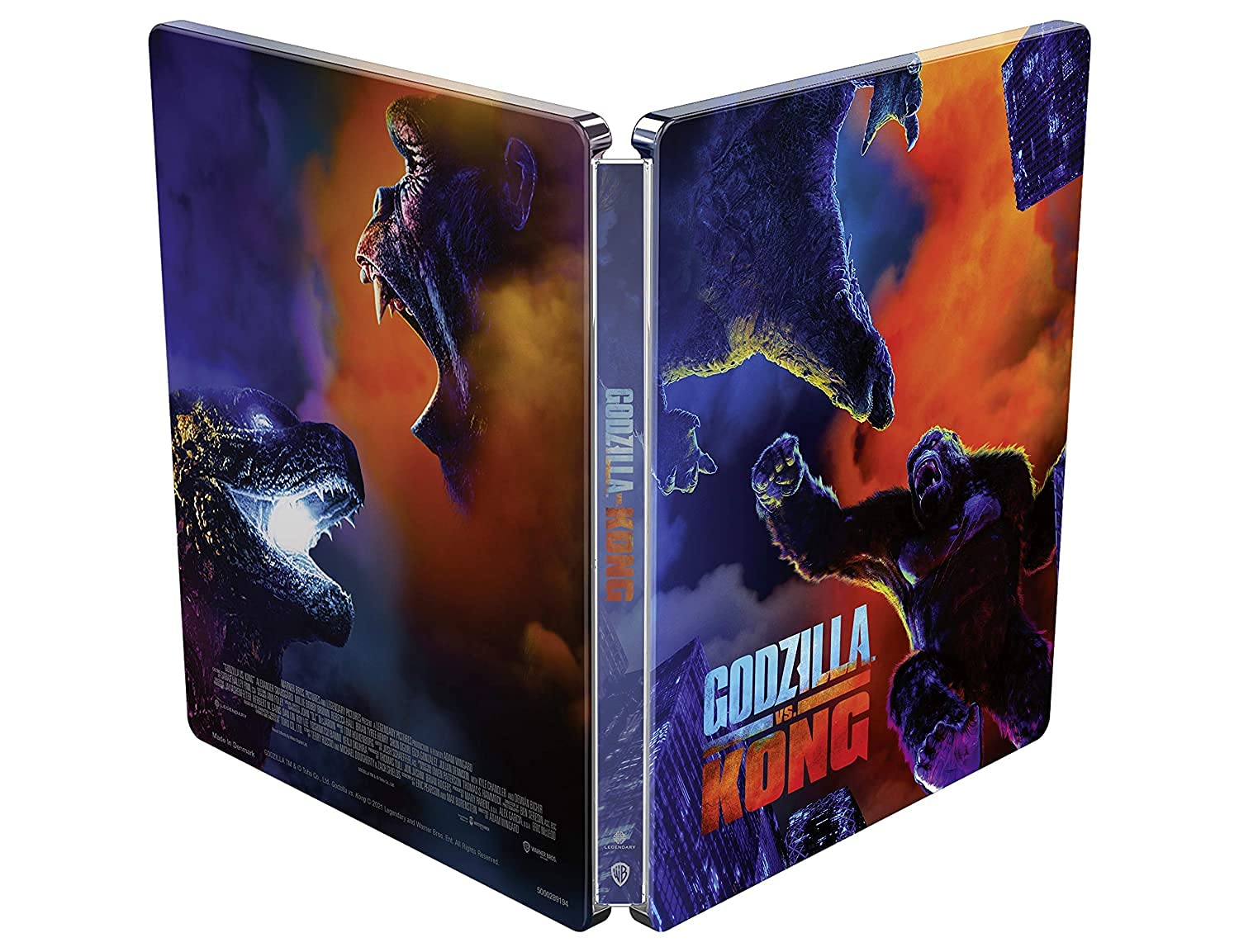 Godzilla vs. Kong 4K Ultra HD Steelbook [Digital Copy] [4K Ultra HD Blu-ray/Blu-ray] [Only @ Best Buy] [2020]