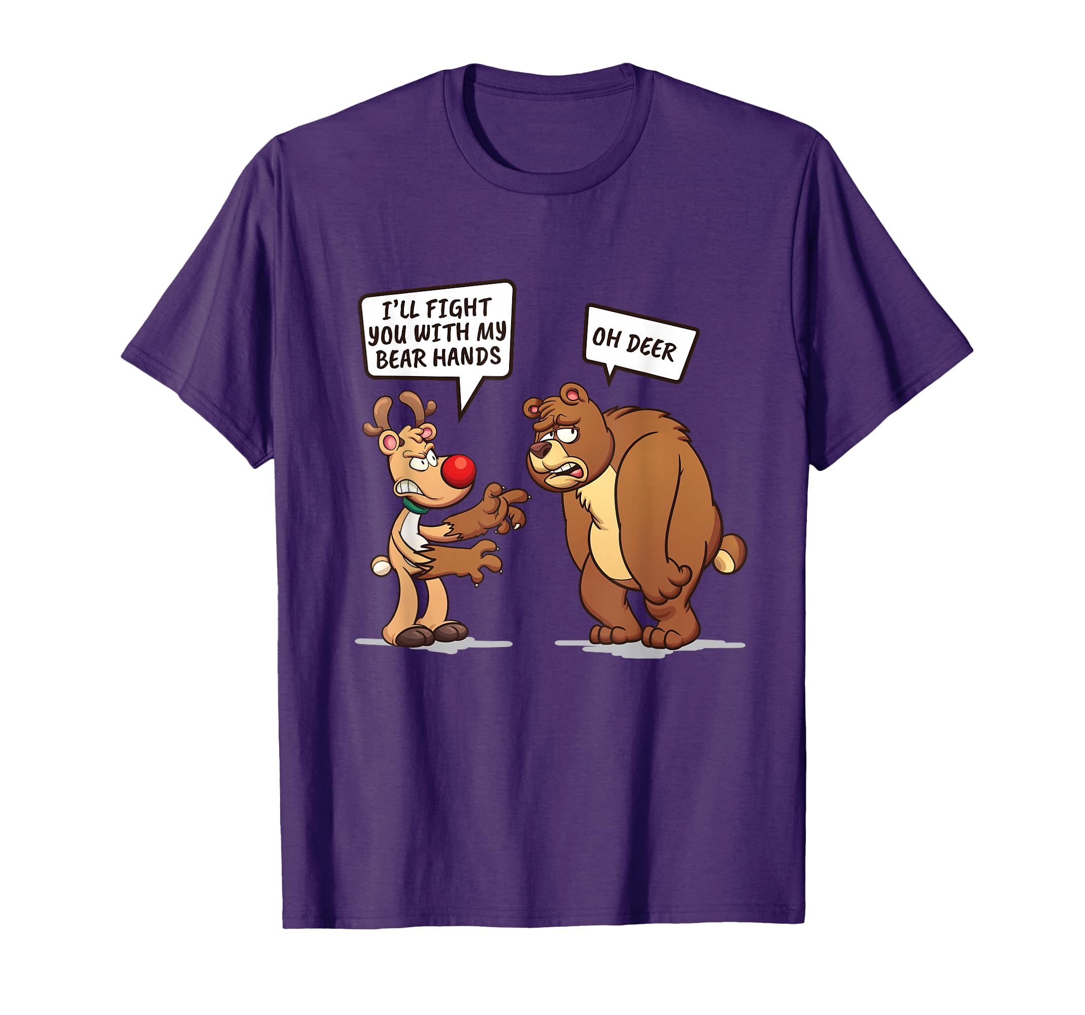 I'll Fight You With My Bear Hands Pun T-Shirt