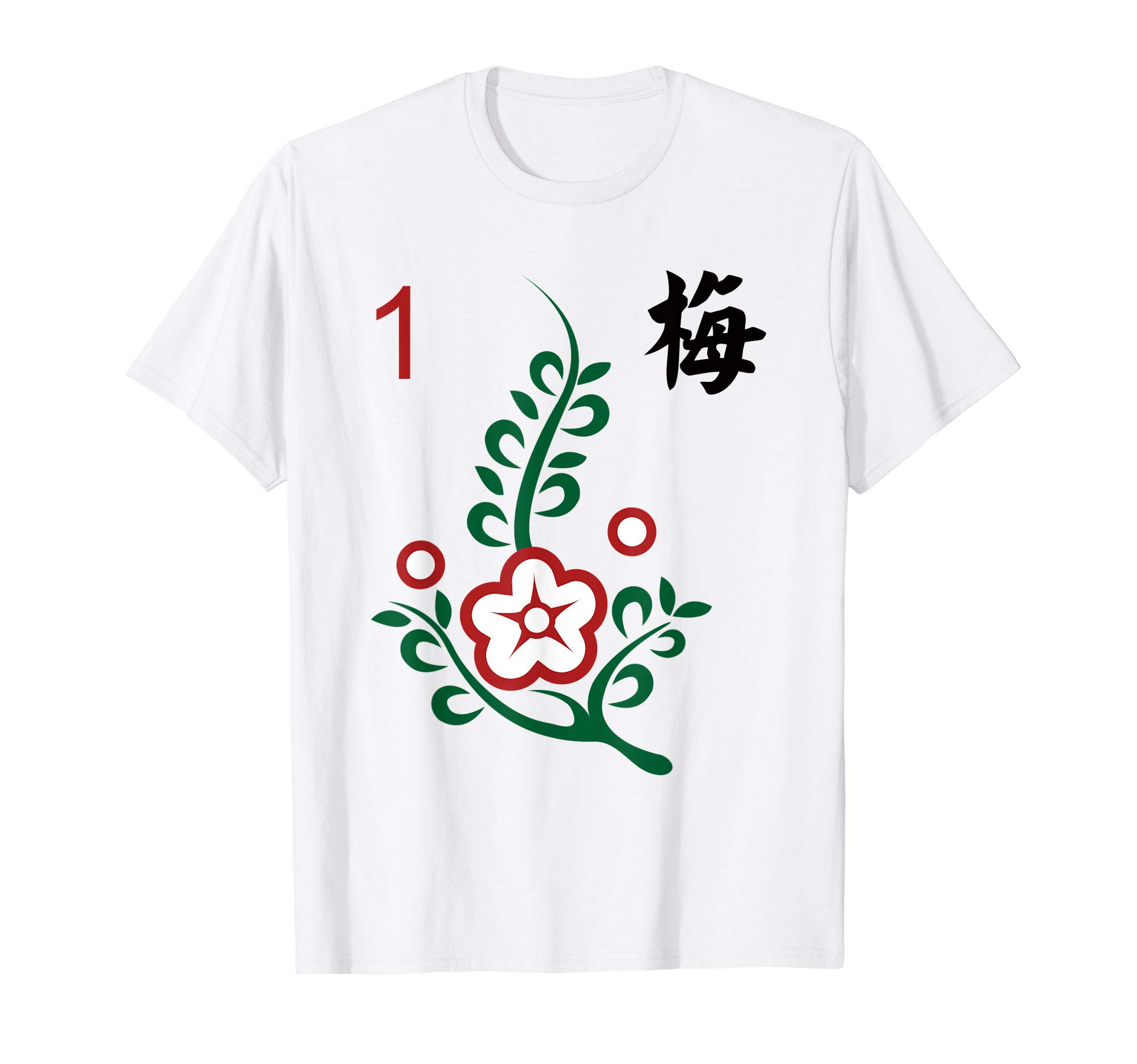Mahjong Set Clothing CoChinese Mahjong Mah Jong Game Tiles Character Flower One T-ShirtOEKO-TEX STANDARD 100