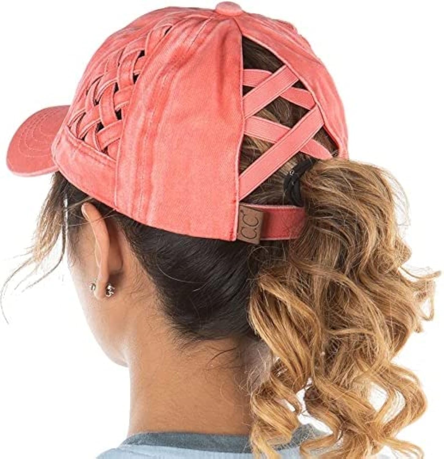 Funky Junque Ponytail Hat For Women Baseball Cap With Adjustable