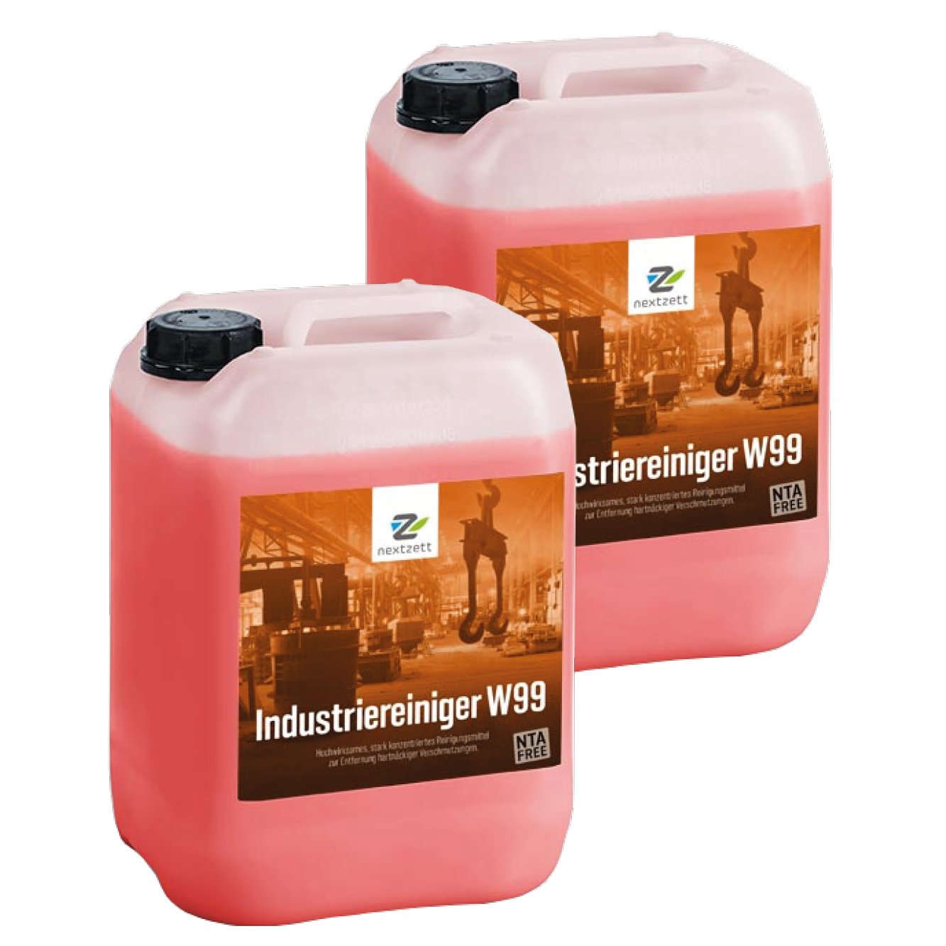 2x Nextzett (ehem. Einszett) Industriereiniger W99 10L
