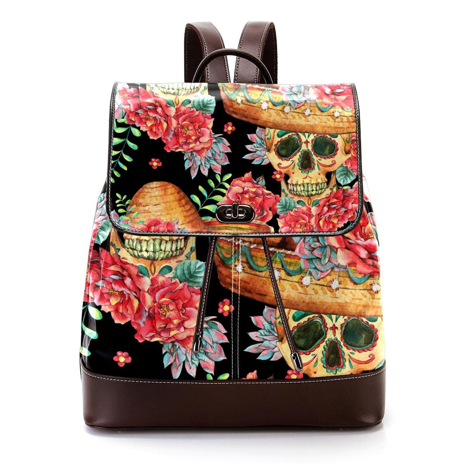 Retro paski boho mini sztuczna skóra plecak torebka, damski plecak torebka torba szkolna, MultiColor 19
