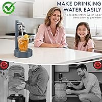 Vista 5 de Water Dispenser for 5 Gallon Bottle – Desktop Electric Water Pump with USB-C Fast Charging, Portable 5 Gallon Water Jug Dispenser for Home, Office