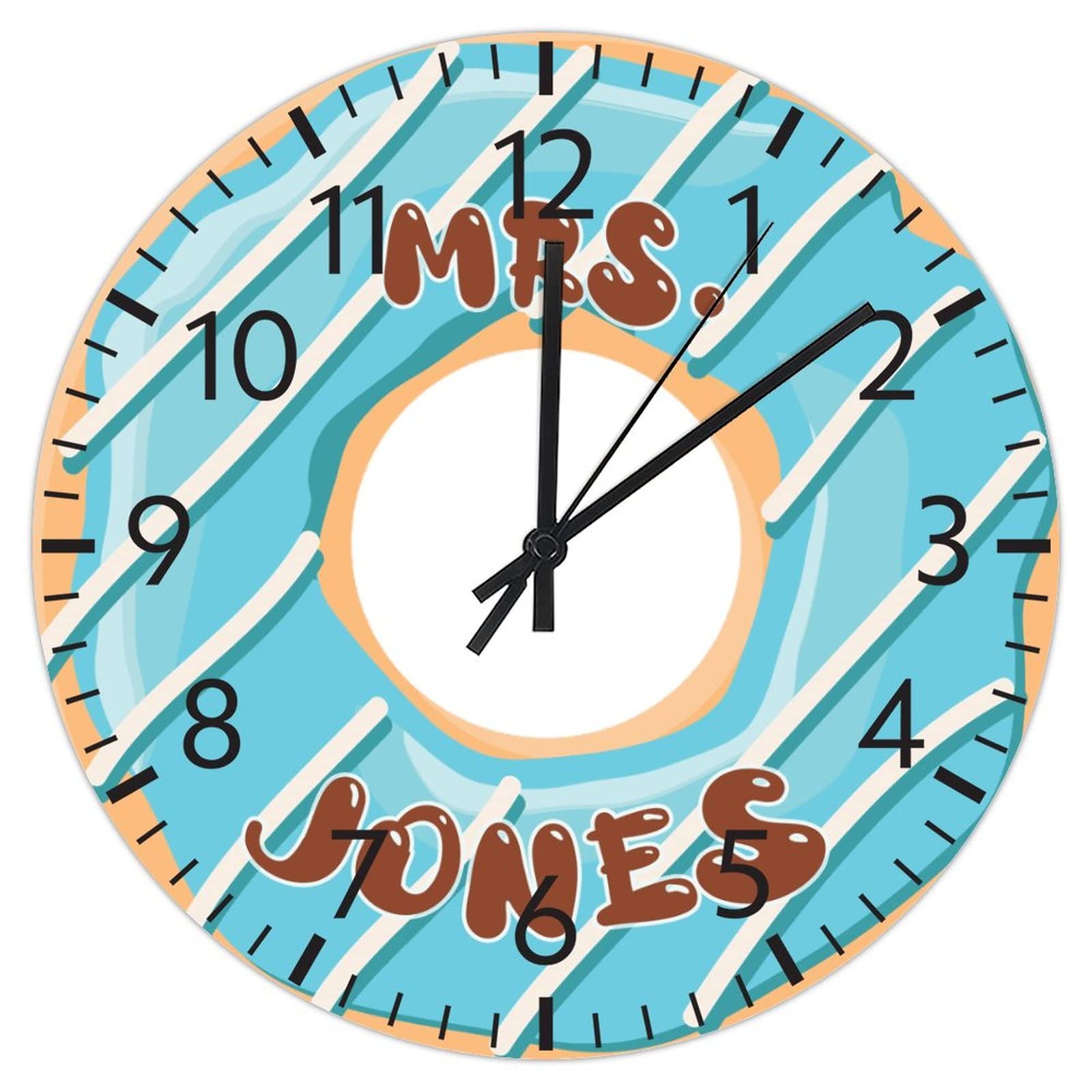 Horloge murale donut en PVC 30 cm, le cadeau original et amusant pour une pendaison de crémaillère