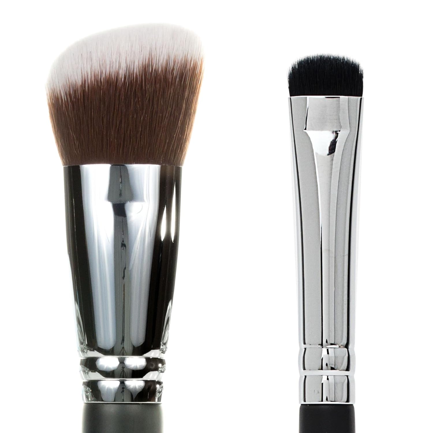 Angled Kabuki Blush Brush + Short Shader Eyeshadow Smudger