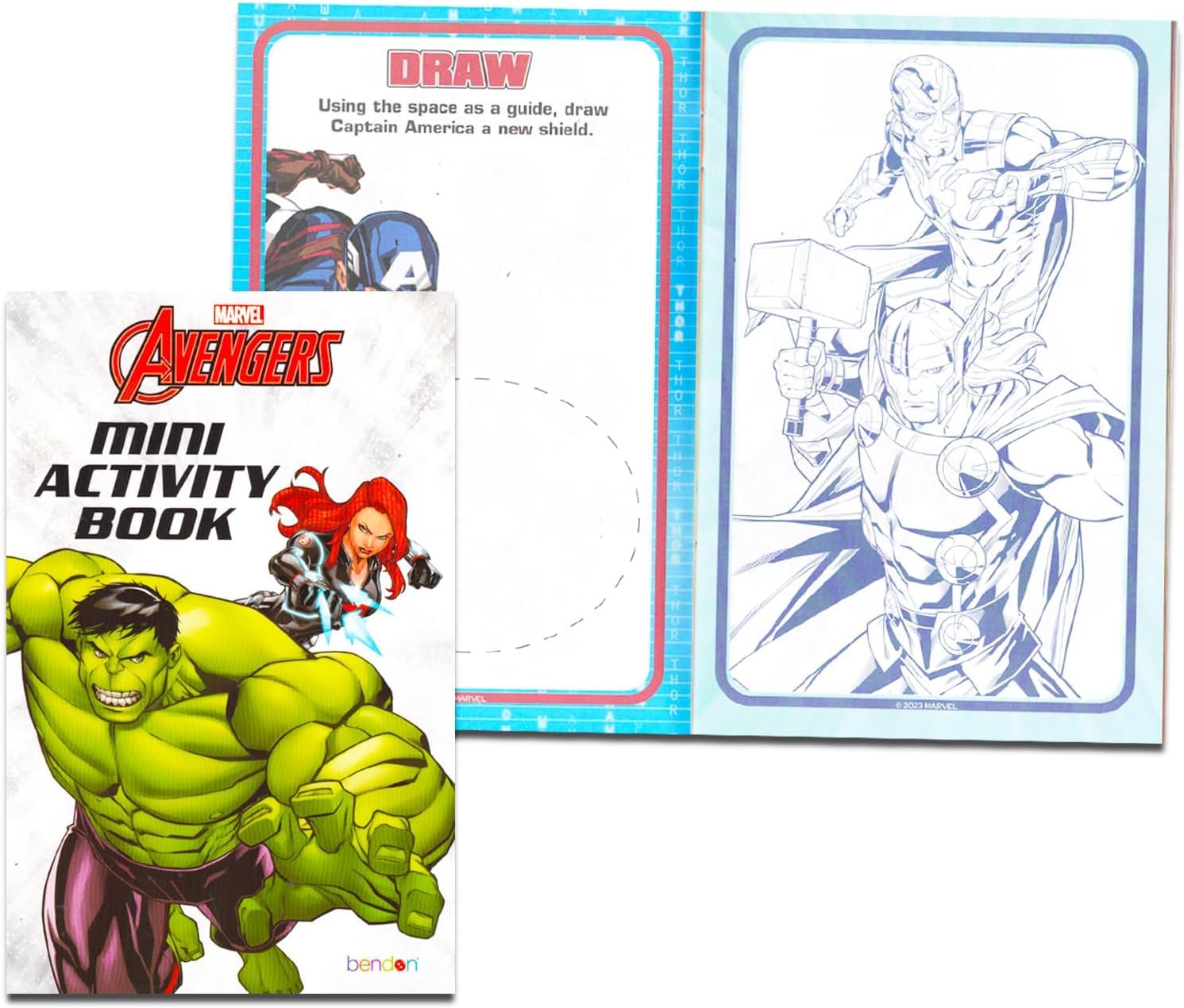 Avengers Kühlschrankmagnet-Set – Bundle mit 25 Kühlschrankmagneten für Kleinkinder, Kinder, Lernspielzeug plus Aufkleber, mehr | Avengers Magnetspielzeug für Jungen