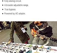 Vista 7 de Dilwe Pedal de efecto Mini compresor de guitarra Pedal de sostenedor para accesorios de guitarra eléctrica