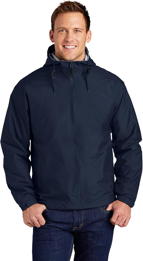 Port Authority Team Jacket JP56, Bright Navy/Light Oxford, X-Small