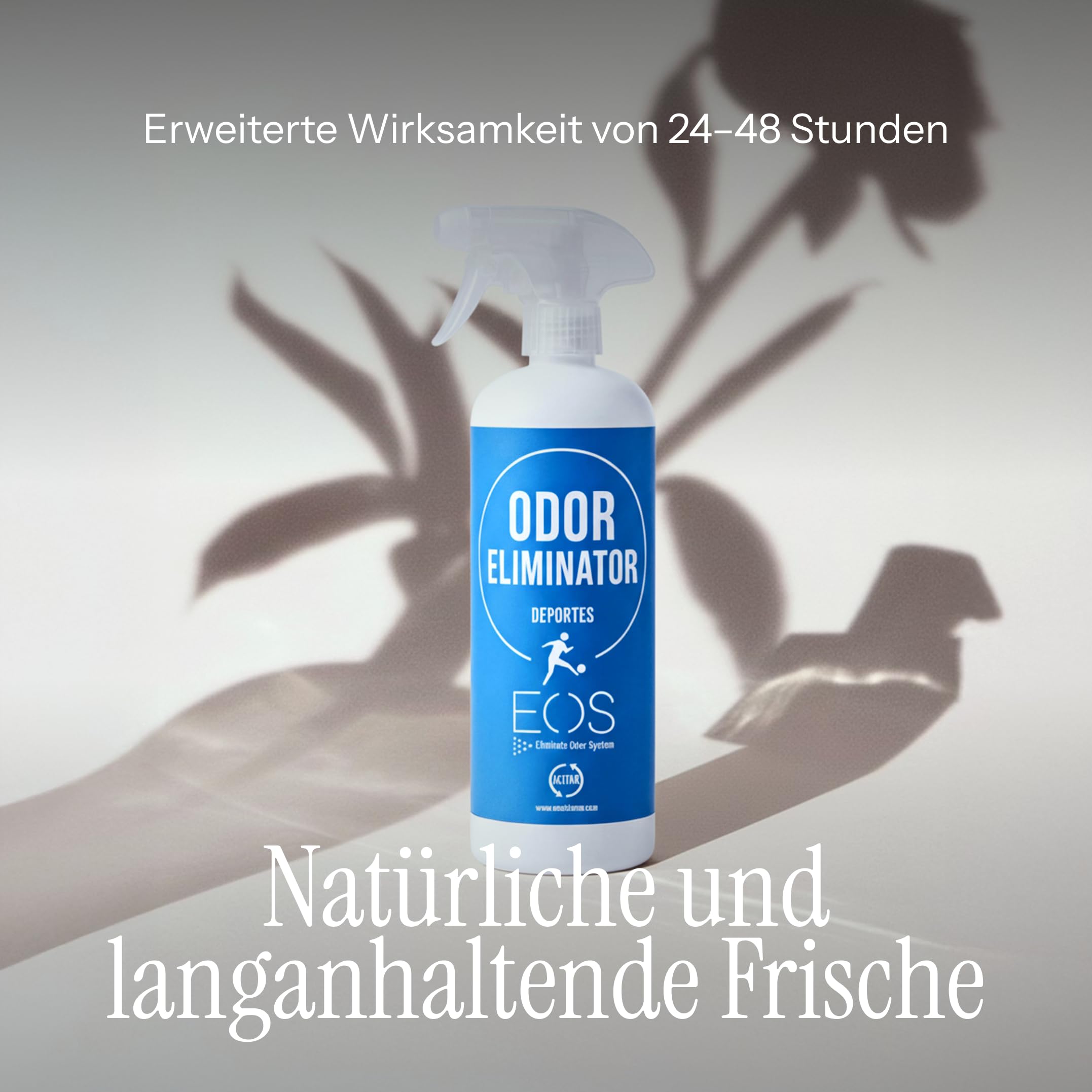 EOS Geruchsentferner Sportbekleidung, Schuhe & Accessoires – Schweißgeruch aus Kleidung Entfernen Sofort – Geruchsneutralisierer Gegen Hartnäckige Gerüche in Textilien & Materialien – Textilerfrischer