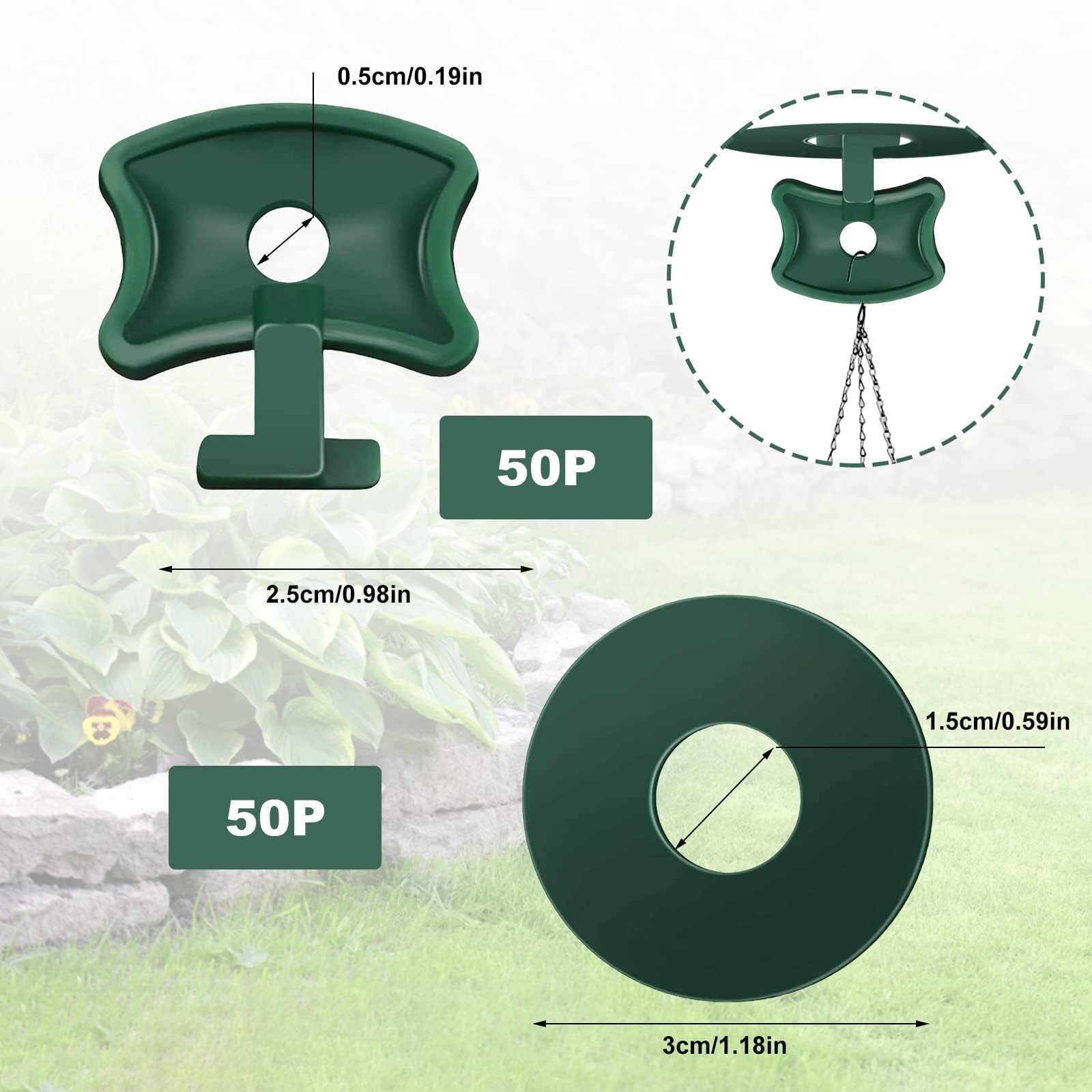 Lot De 100 Clips De Fixation En Plastique Pour Serre En Aluminium – Outil De Suspension, Accessoires, Filet D'isolation (100 Boucles Fixes