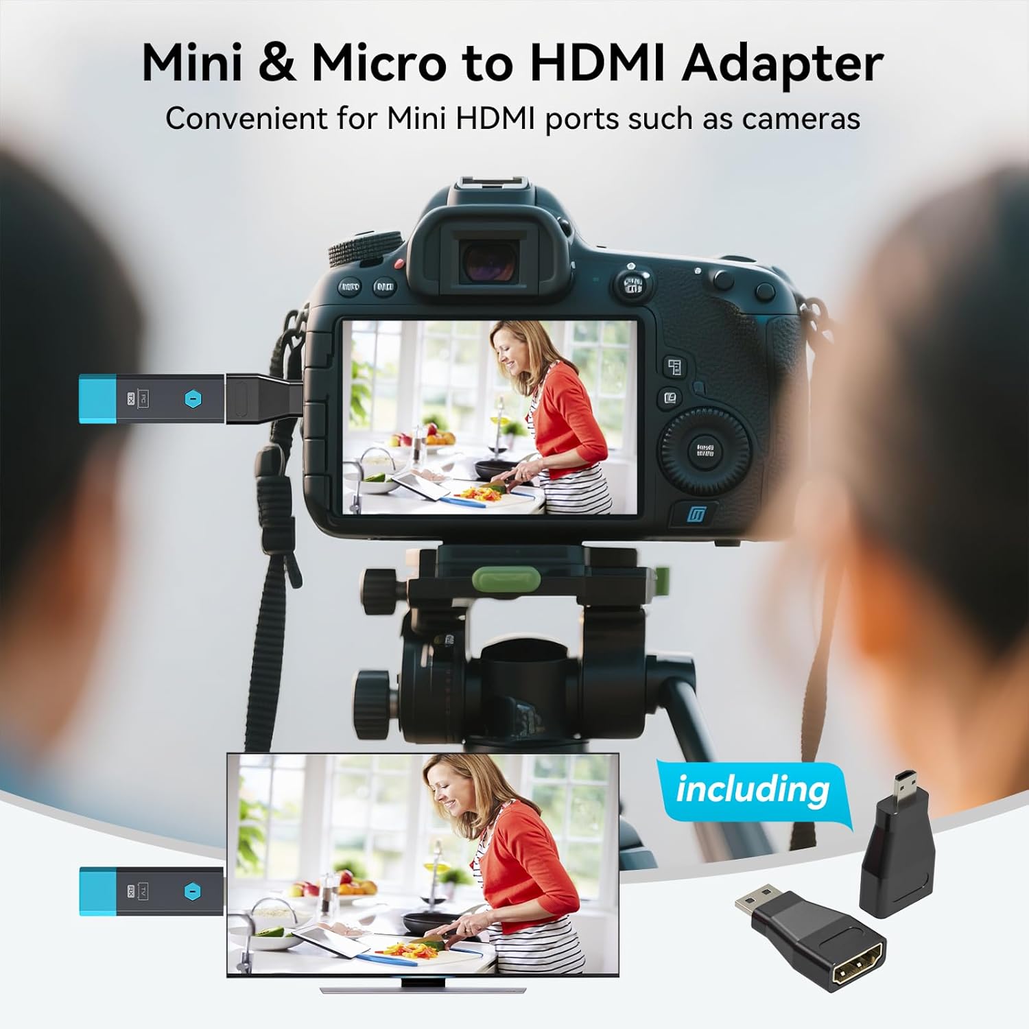 328FT/100M Wireless HDMI Transmitter and Receiver Portable 2.4G+5.8G Plug & Play Support 4K Decode 1080P Output Wireless HDMI Extender Kit for Audio to Monitor from Laptop/TV Box/Projector - Image 5