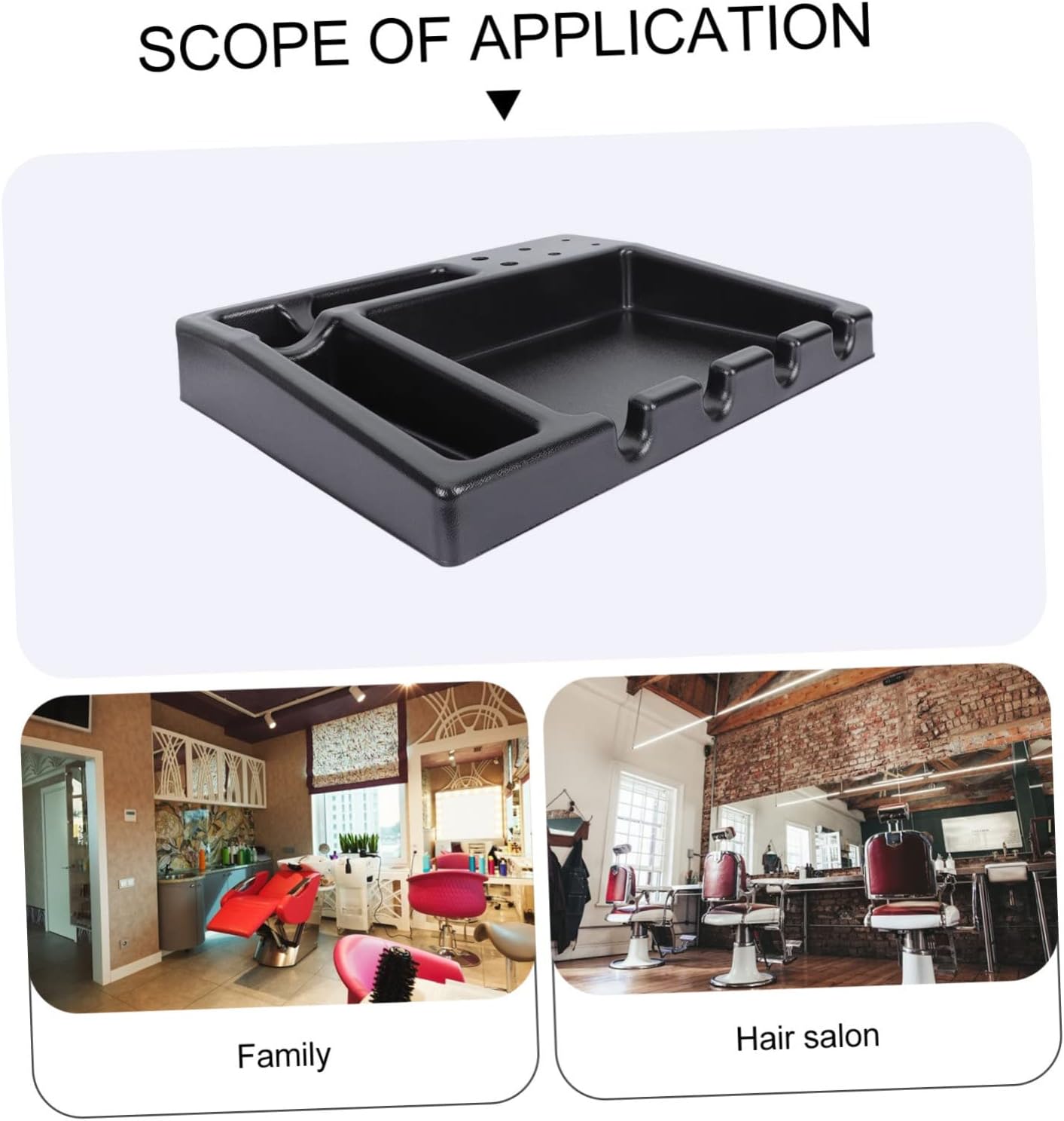 Outanaya Hair Clipper Storage Box Barber Clippers Tray Station Salon Clippers Organizer