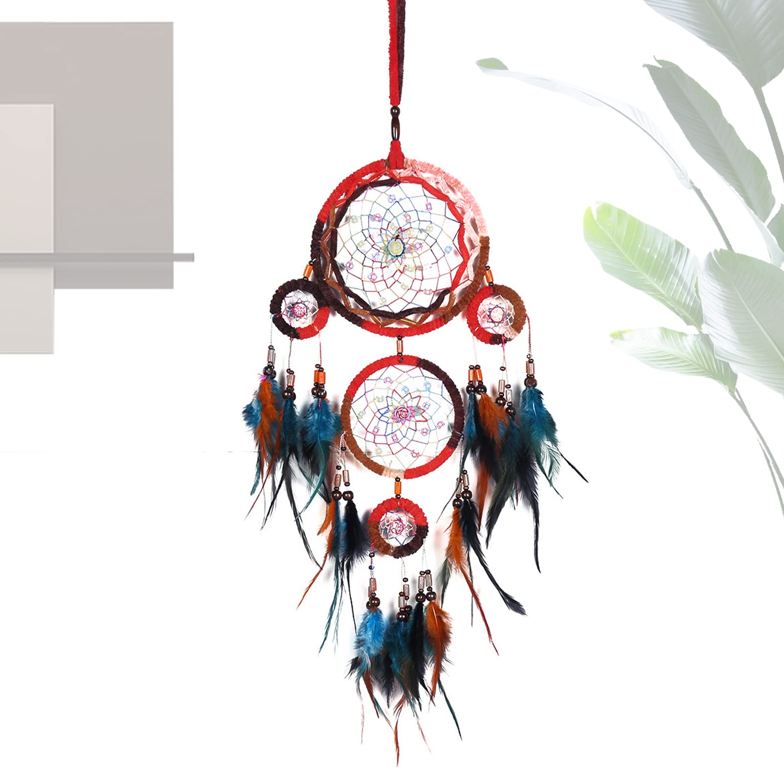 Bohemien acchiappasogni,dream Catcher colore 68 cm decorazioni autunnali Kids Bedroom Wall Hanging Decorazione