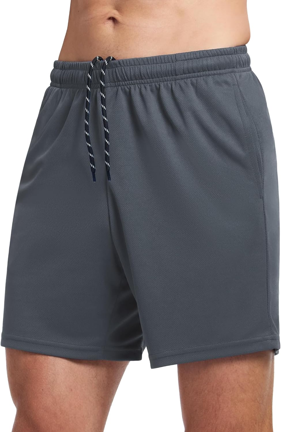 Men's 7 Inch Athletic Shorts Lightweight Workout Running Shorts Quick Dry Gym Shorts with Pockets