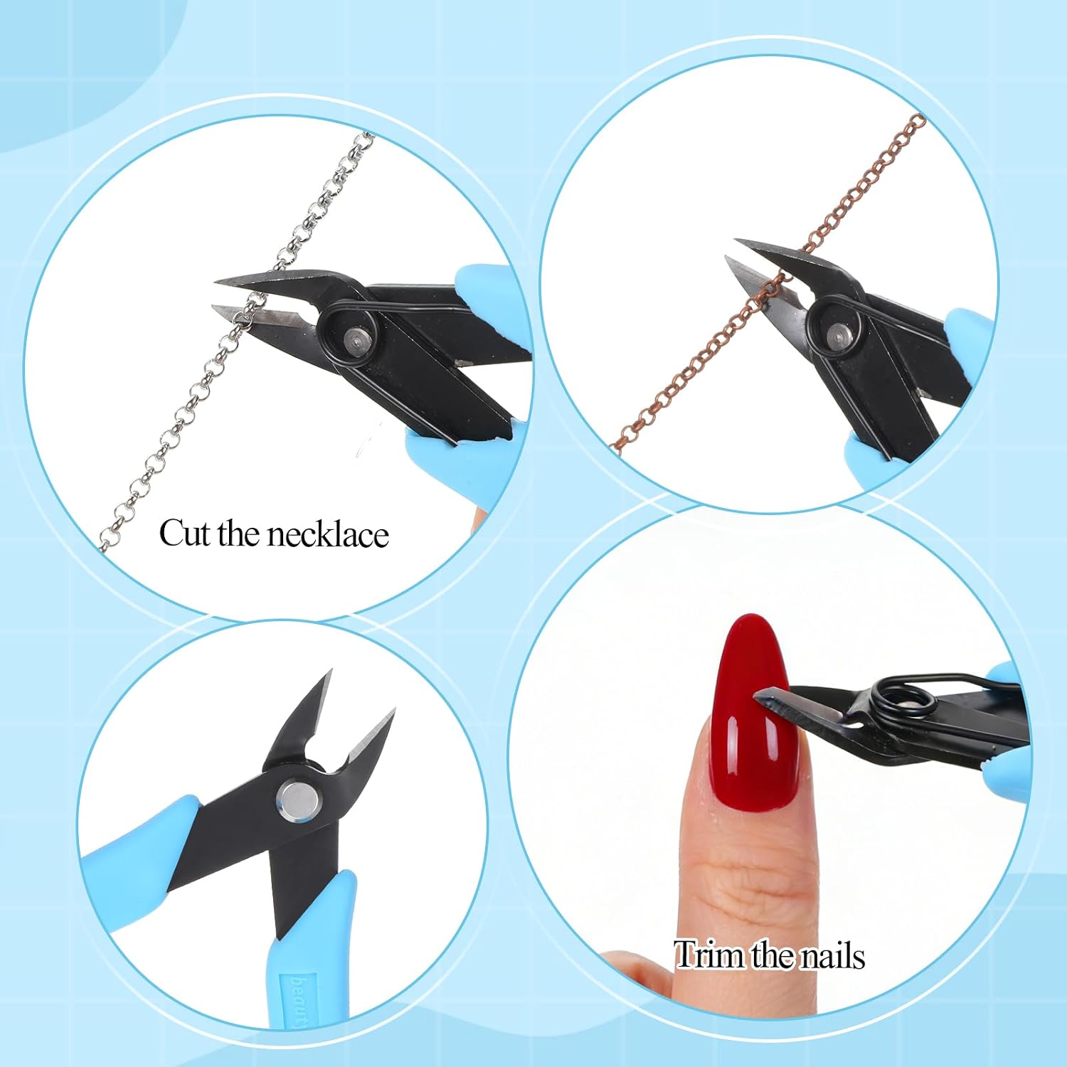 4.7 Inch Rhinestone Remover Tool, Stainless Steel Gem Remover Tool for Nails, Manicure Nail Pliers for Rhinestones, DIY Nail Art Scissors, Nails Art Accessories