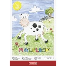 Brunnen Sketch Pad Colouring Book, 297 mm x 420 mm x A3 70 g/m2 Many Designs Including Ducks, Bees, Rabbits 3