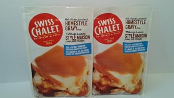 Swiss Chalet Low Sodium HOMESTYLE Gravy 2 Pack 51g/1.8oz Imported from Canada