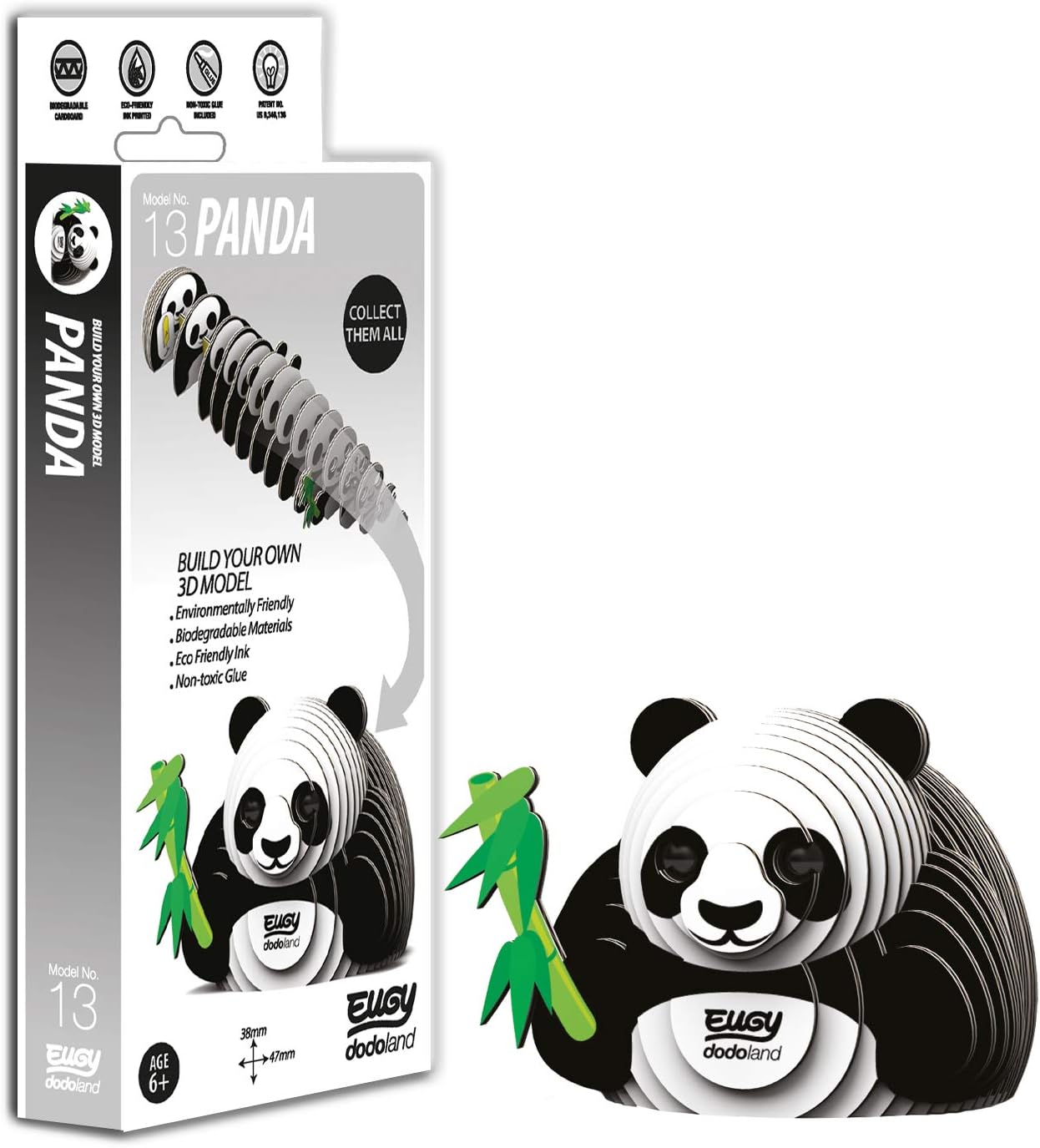 EUGY3D Panda Model, Craft Kit