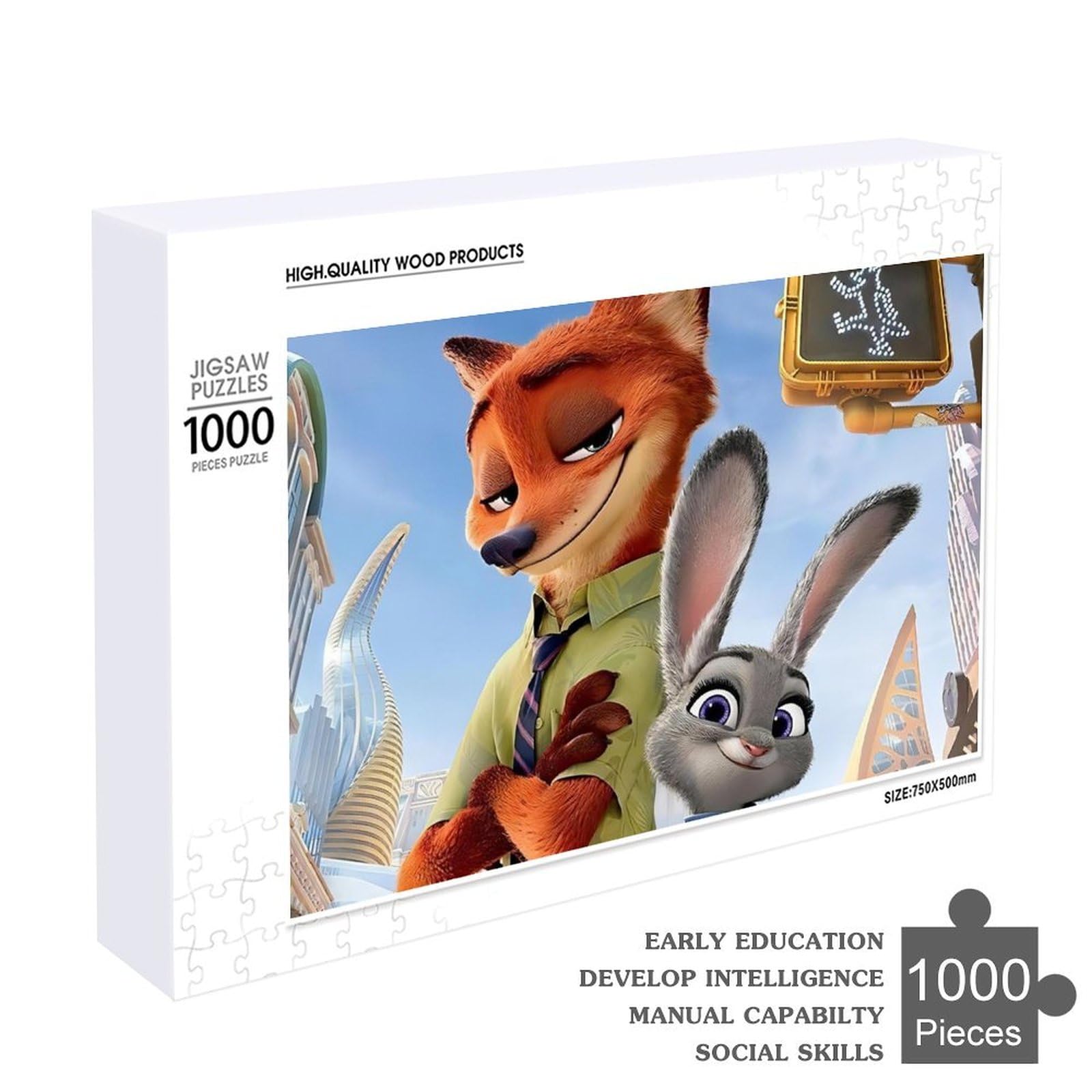 Amazon | ズートピア ニック ワイルド ジグソーパズル 1000ピース