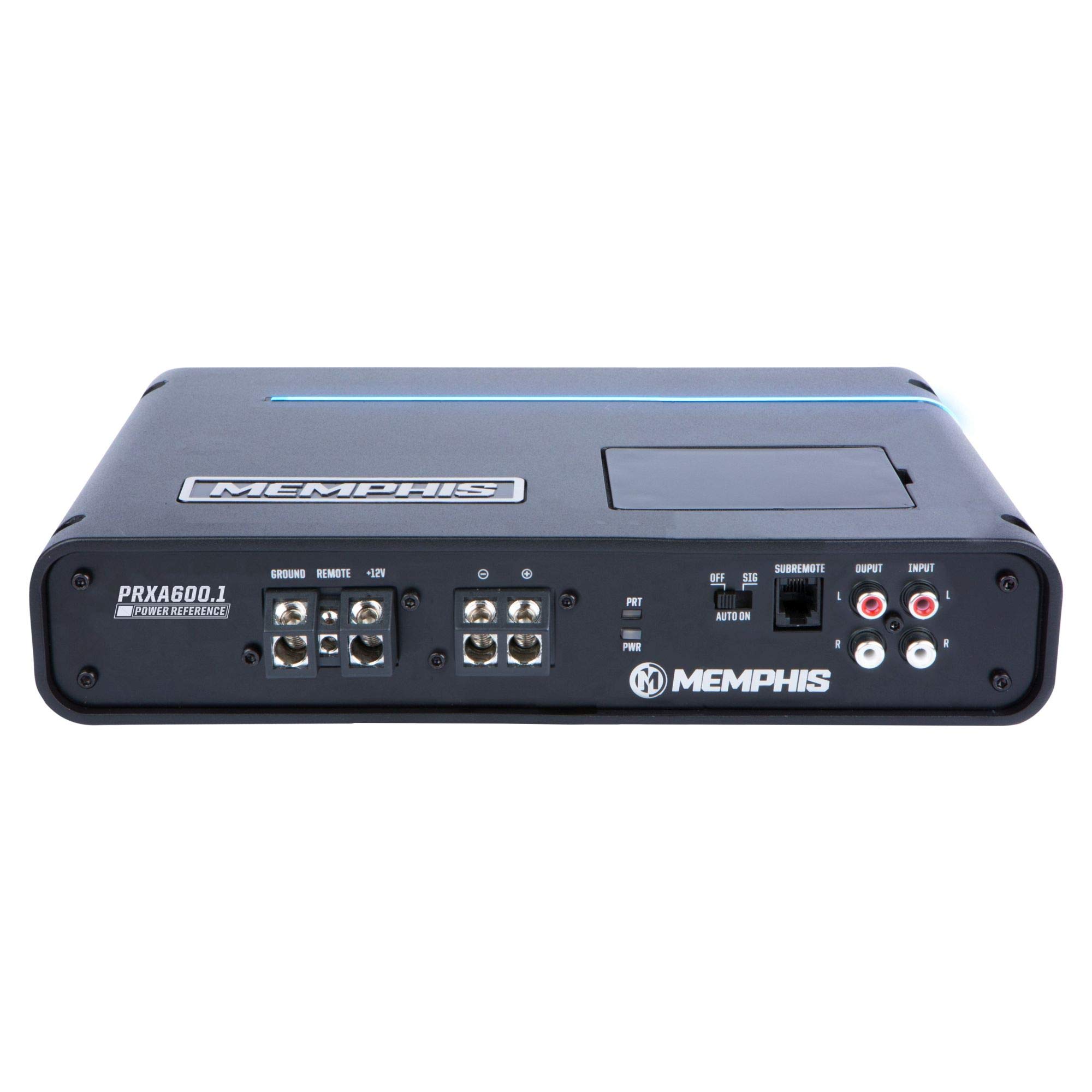 Memphis Audio PRXA600.1 Power Reference Series Mono Subwoofer Amplifier, 600 Watts RMS x 1 at 1-Ohm